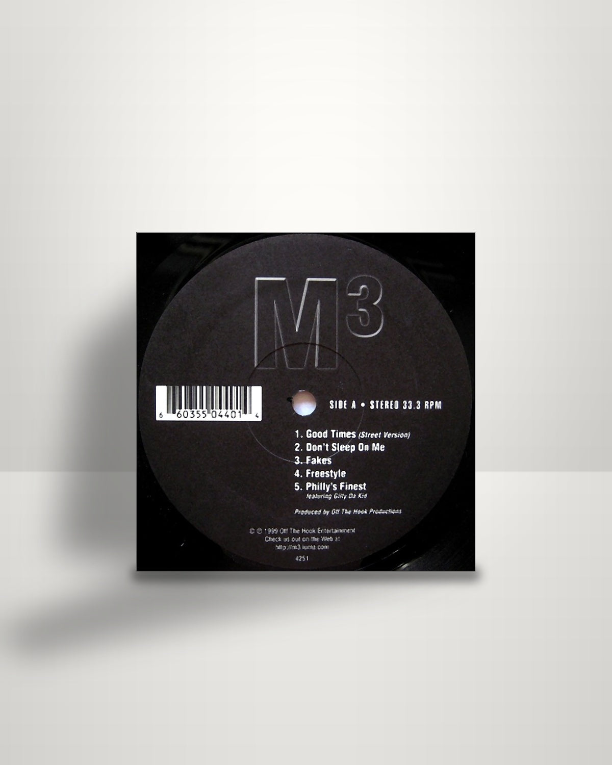 M3 – Good Times - 12" - Off The Hook Entertainment US 1999