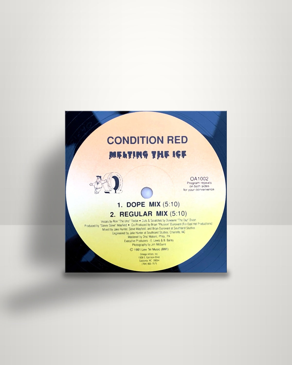 Condition Red – Melting The Ice - 12" - Omega Artists US 1991