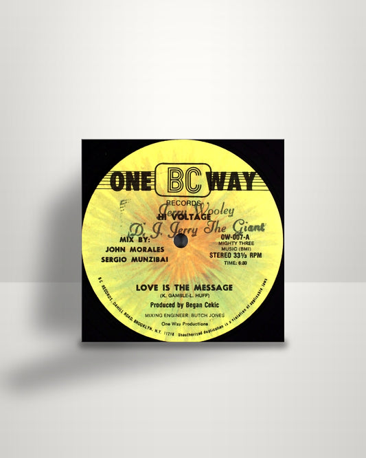 Hi Voltage – Love Is The Message - 12" - One Way Records US 1982