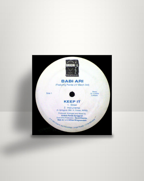 Babi Ari – Keep It / Me Done - 12" - Original Jazz Recordings US 1993