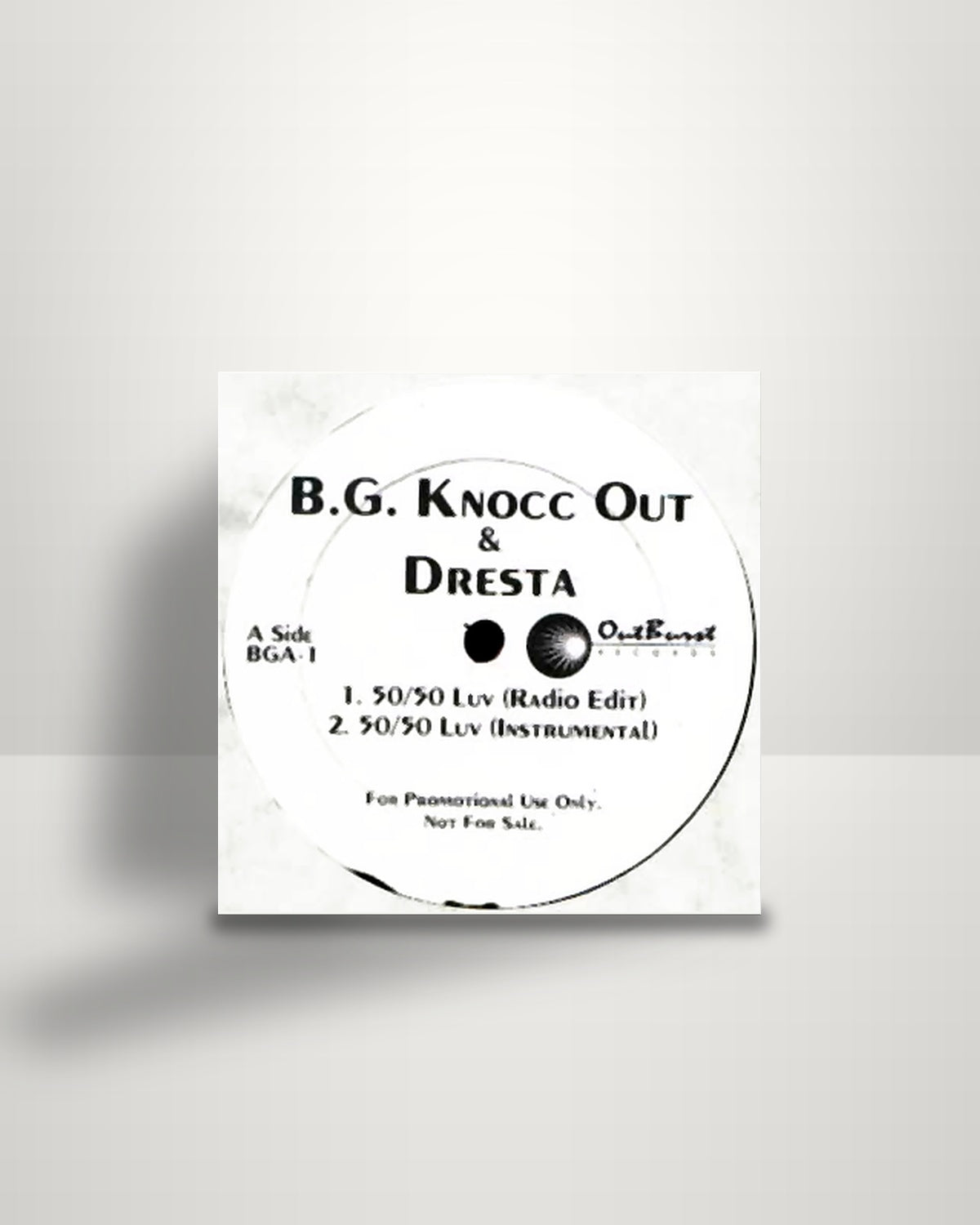 B.G. Knocc Out & Dresta – 50/50 Luv - 12" - Outburst Records US 1995