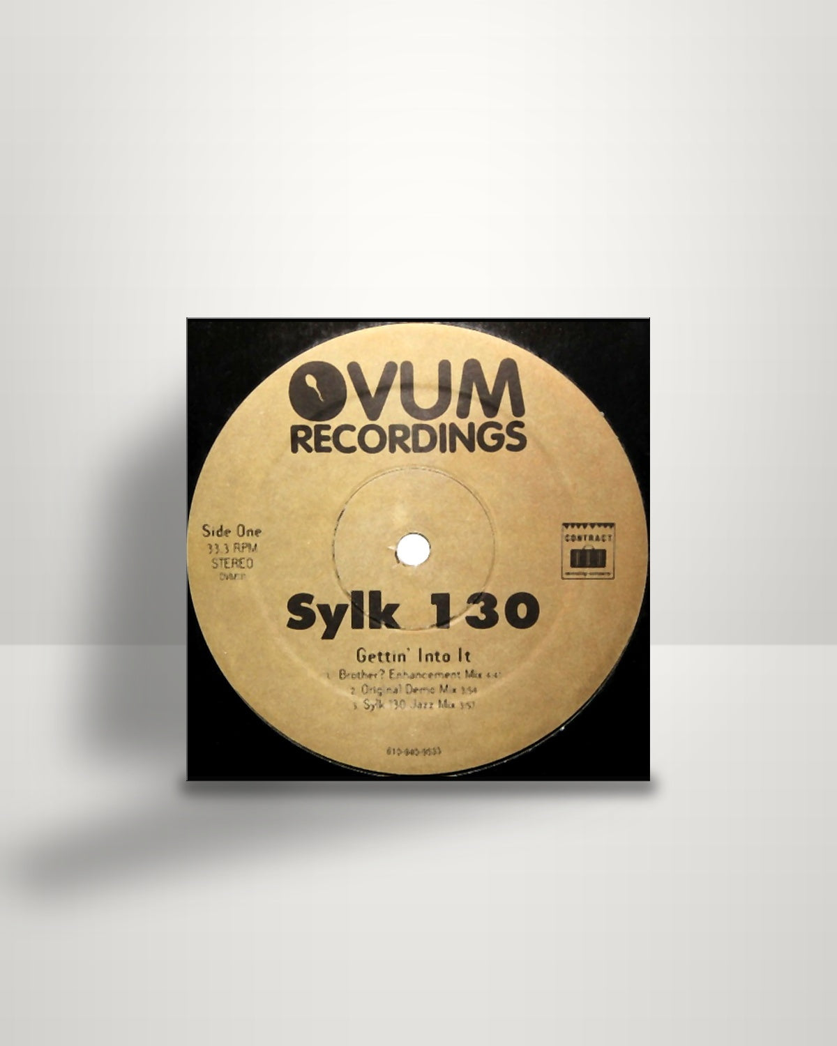 Sylk 130 – Gettin' Into It - 12" - Ovum Recordings US 1996