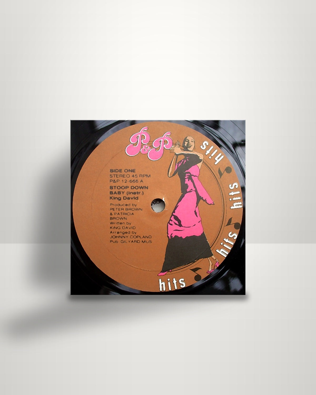King David – Stoop Down Baby (Instr.) - 12" - P&P Records US 1977