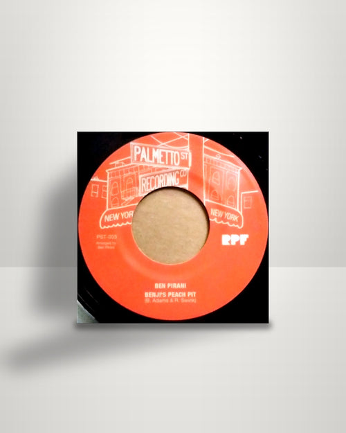Ben Pirani / Evolfo – Benji's Peach Pit / Evolfo Tries Love - 7" - Palmetto St. Recording Co. US 2022