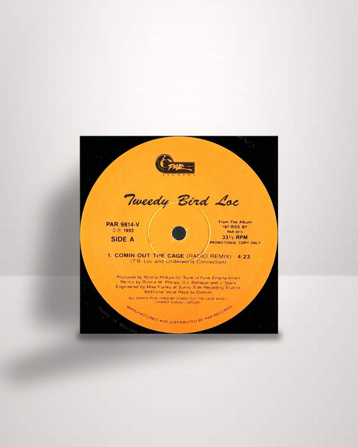 Tweedy Bird Loc – Comin Out The Cage - 12" - Par Records US 1993
