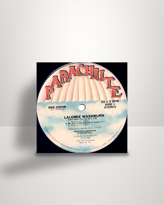 Lalomie Washburn – Man Power (Can You Do It) - 12" - Parachute Records US 1977