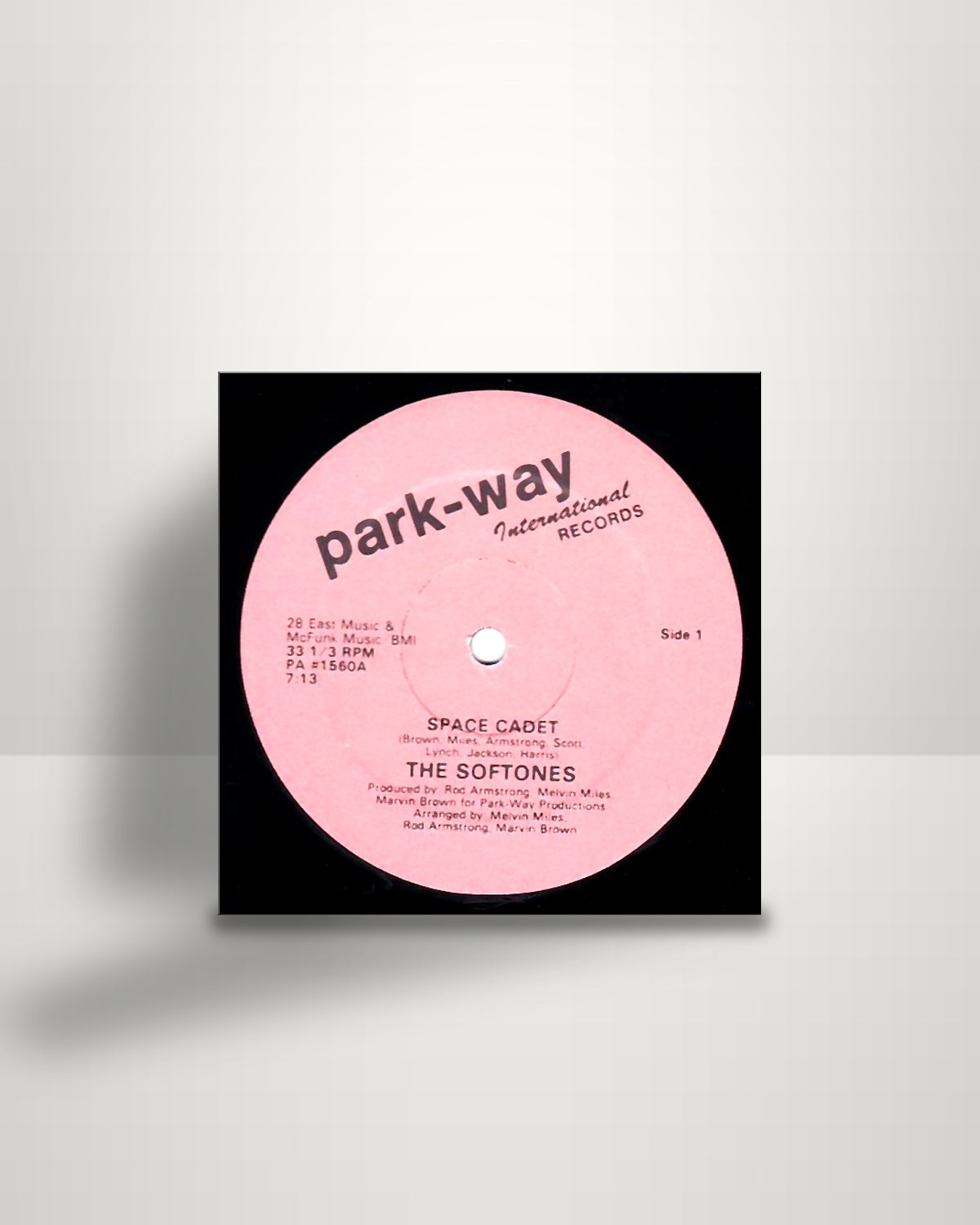 The Softones – Space Cadet - 12" - Park-Way International Records US