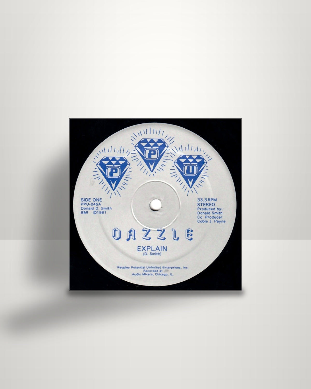 Dazzle, "C" On The Funk – Explain - 12" - Peoples Potential Unlimited US 2013