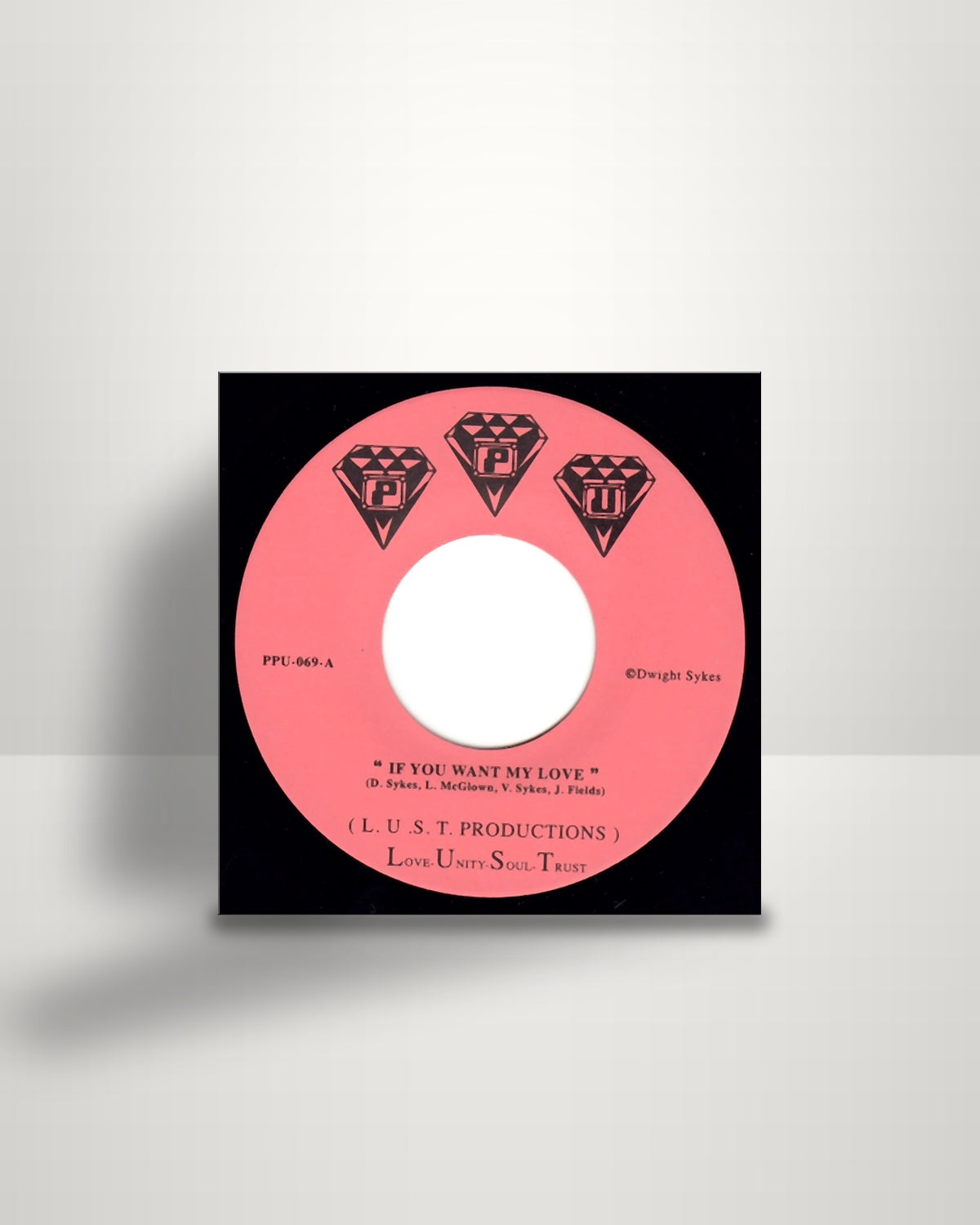 L.U.S.T. Productions – If You Want My Love - 7" - Peoples Potential Unlimited US 2015