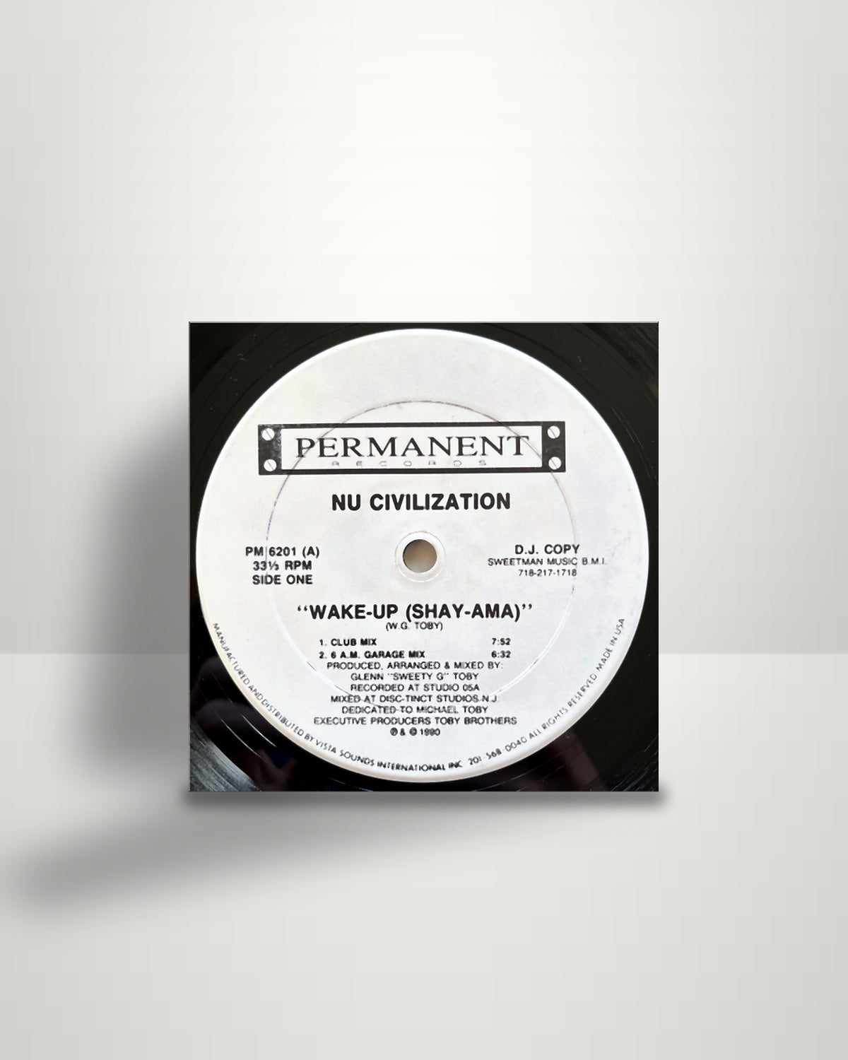 Nu Civilization – Wake Up (Shay-Ama) - 12" - Permanent Records US 1990