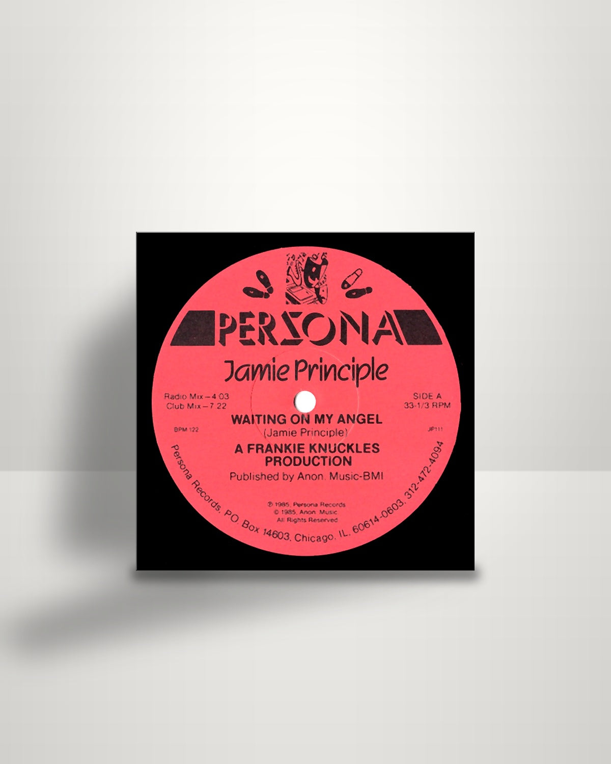 Jamie Principle – Waiting On My Angel - 12" - Persona Records US 1985