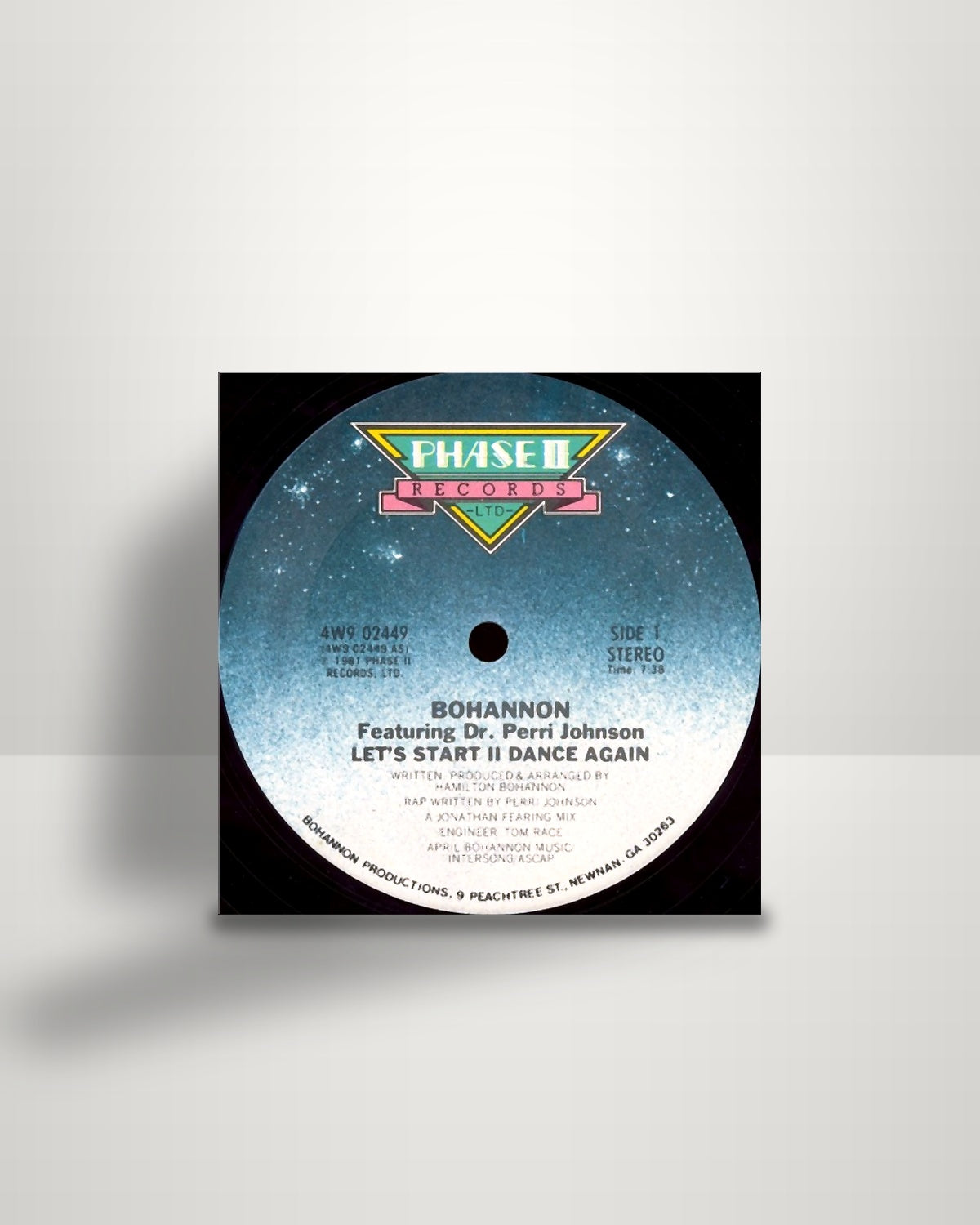 Hamilton Bohannon – Let's Start II Dance Again - 12" - Phase II Records Ltd. US 1981