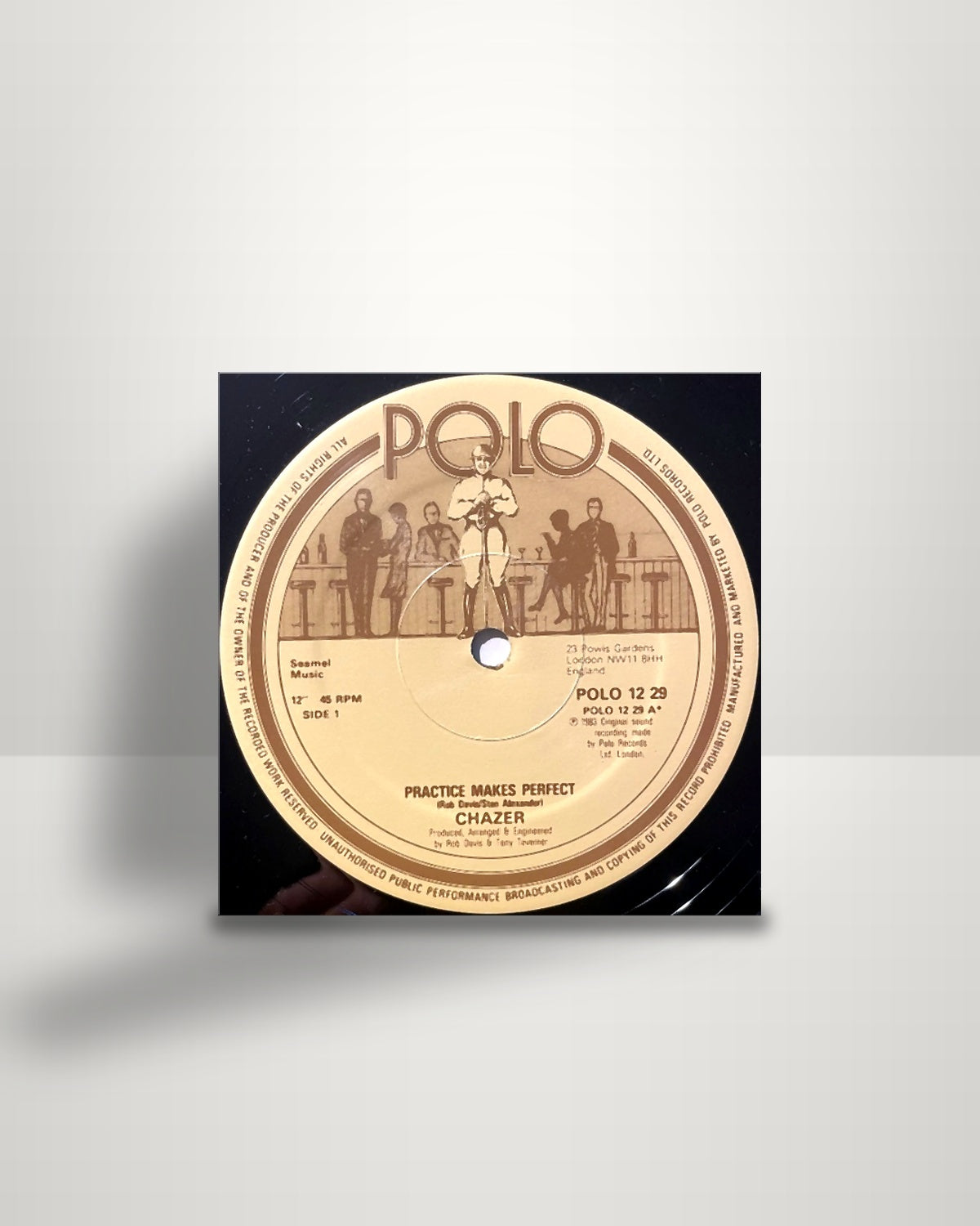 Chazer – Practice Makes Perfect - 12" - Polo UK 1983