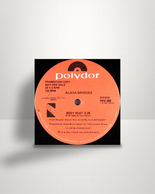 Alicia Bridges – Body Heat - 12" - Polydor US 1978