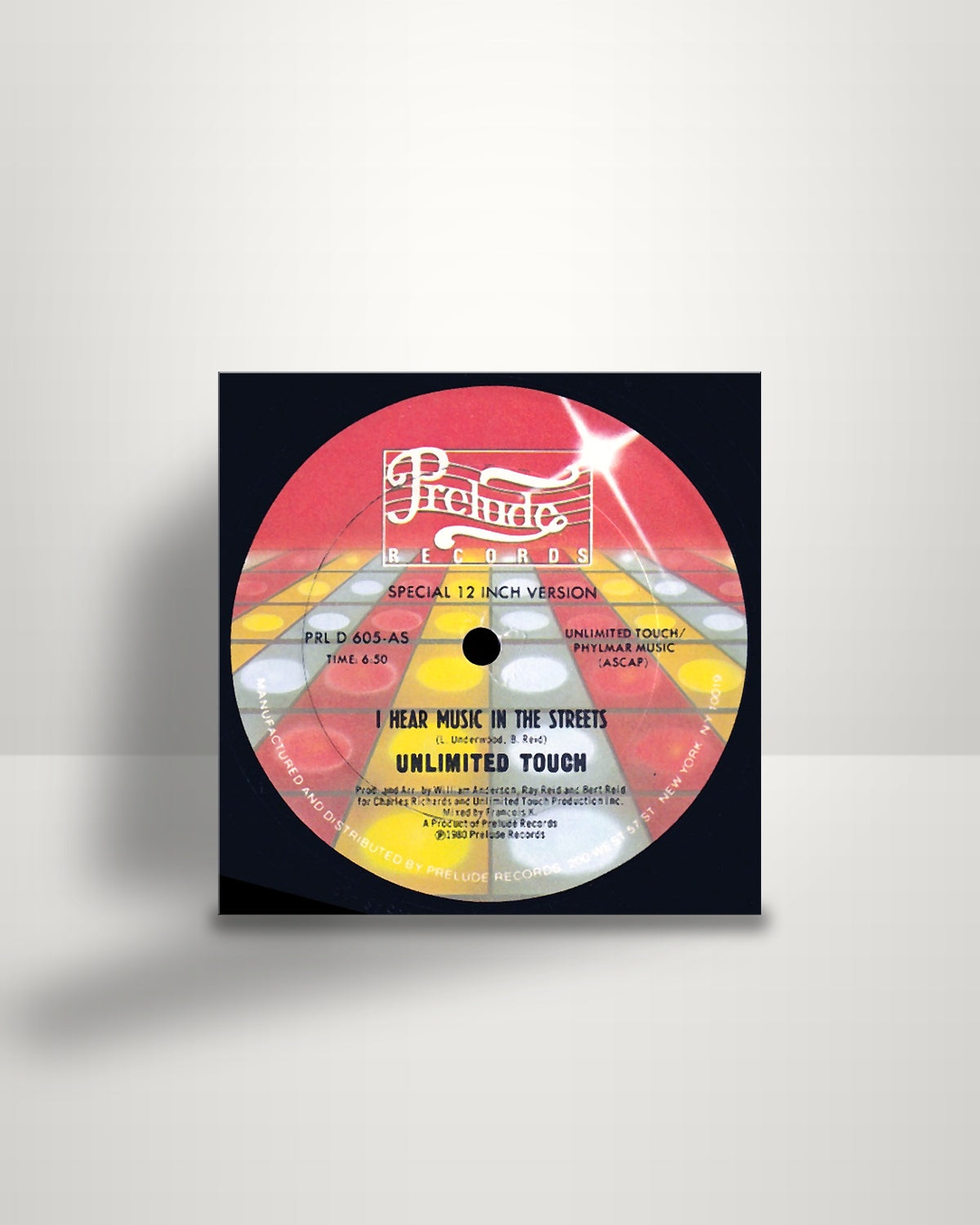 Unlimited Touch – I Hear Music In The Streets - 12" - Prelude Records US 1980