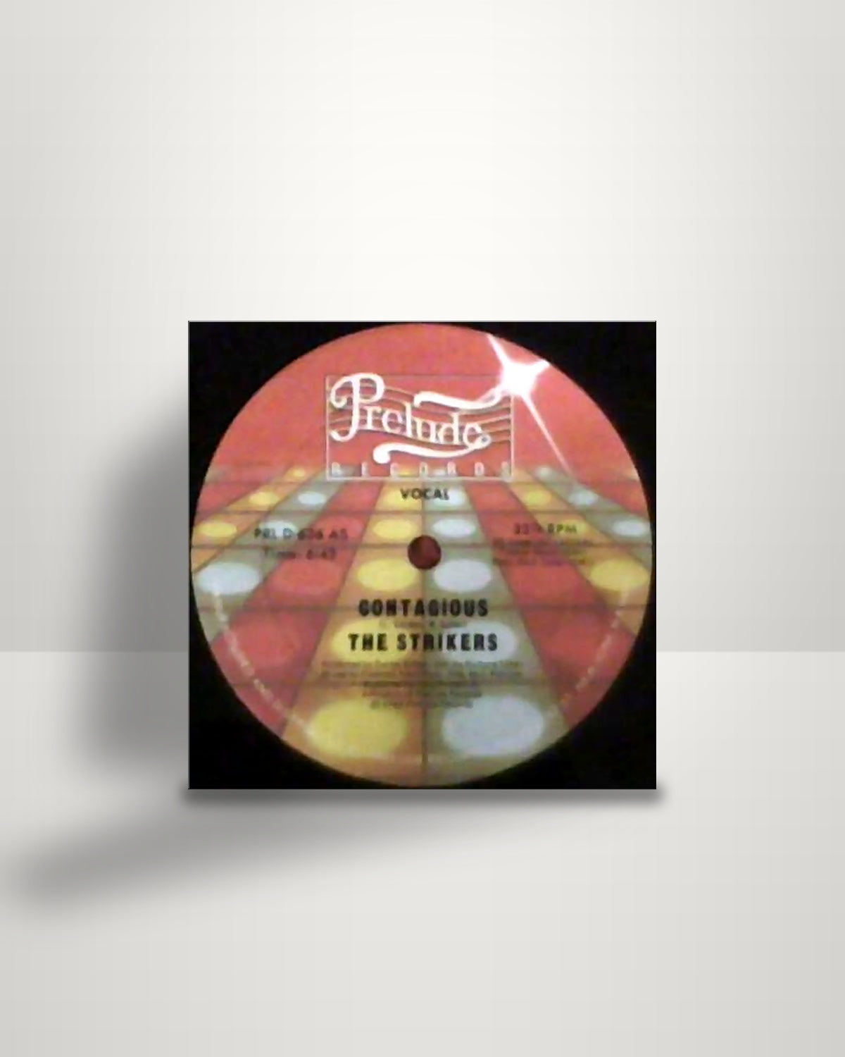 The Strikers – Contagious - 12" - Prelude Records US 1982