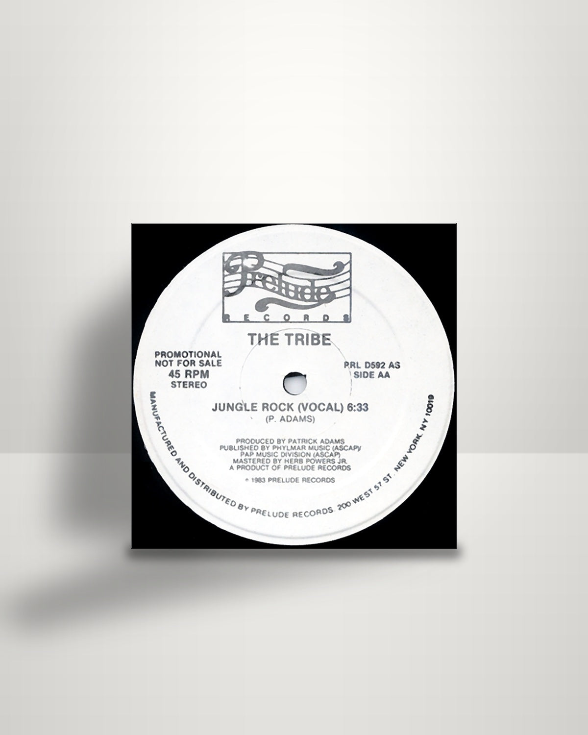 The Tribe – Jungle Rock - 12" - Prelude Records US 1983