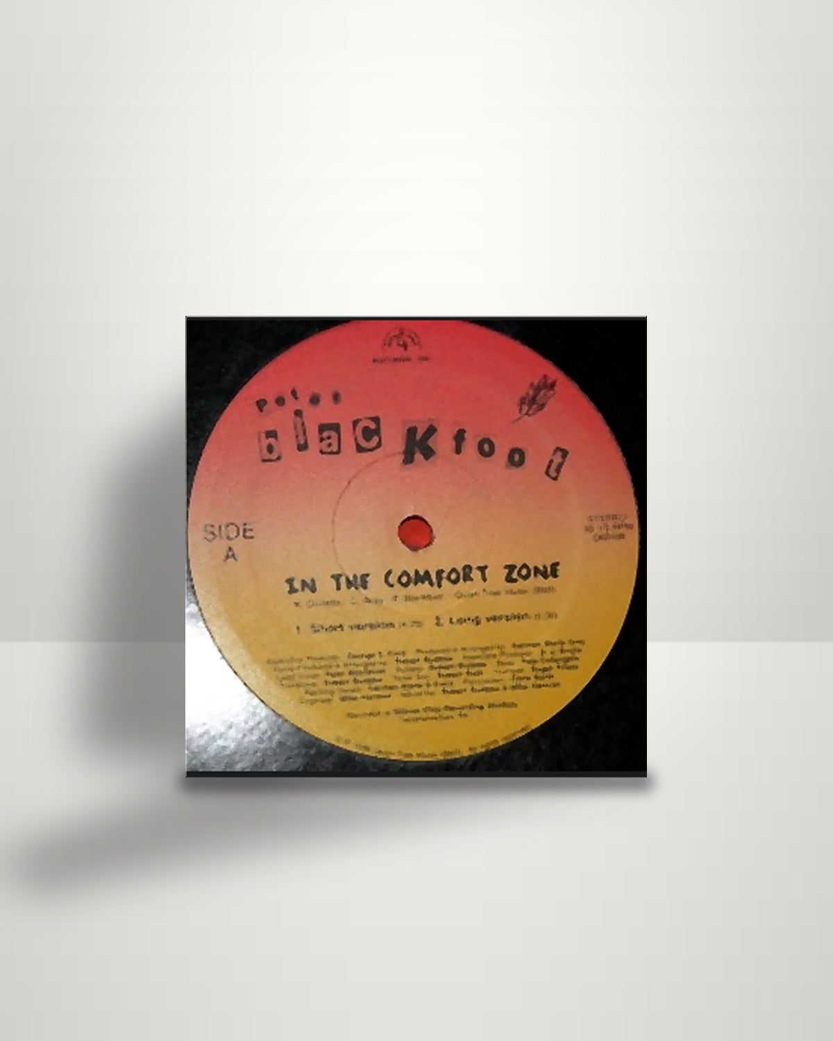 Peter Black Foot – In The Comfort Zone - 12" - Quan-Yaa US 1996