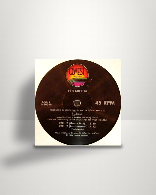 Feelabeelia – Feel It - 12" - Qwest Records US 1984