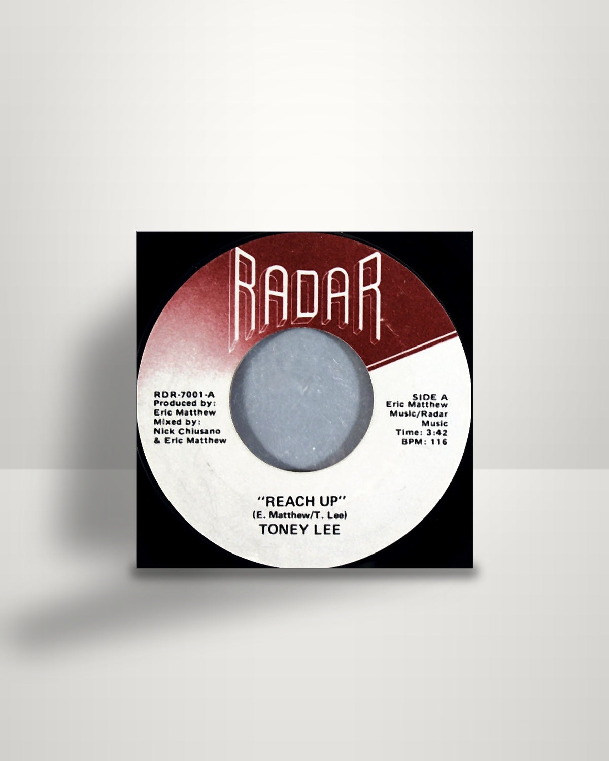 Toney Lee – Reach Up - 7" - Radar Records US 1982