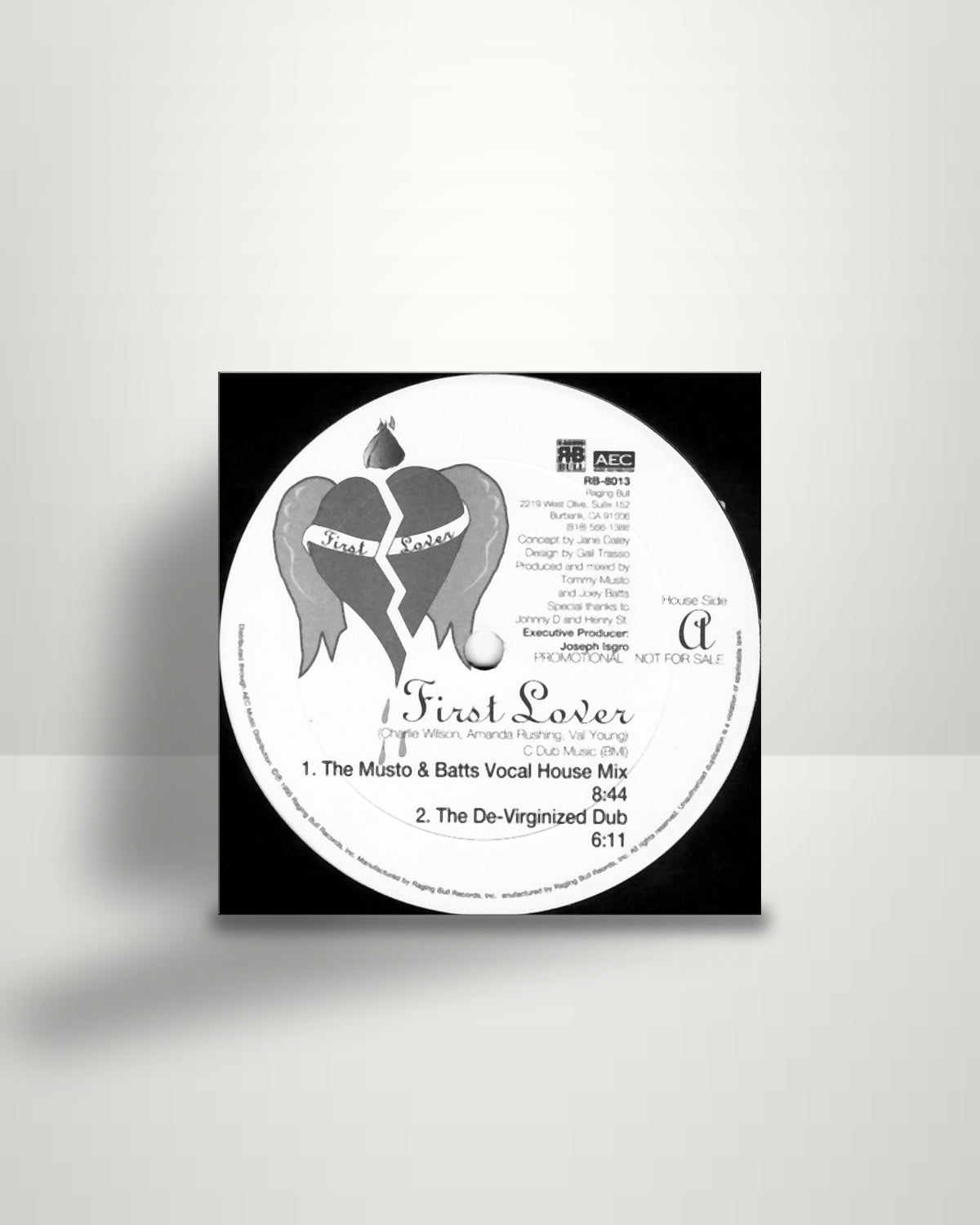 The Gap Band – First Lover (Special House Mixes) - 12" - Raging Bull Records US 1995