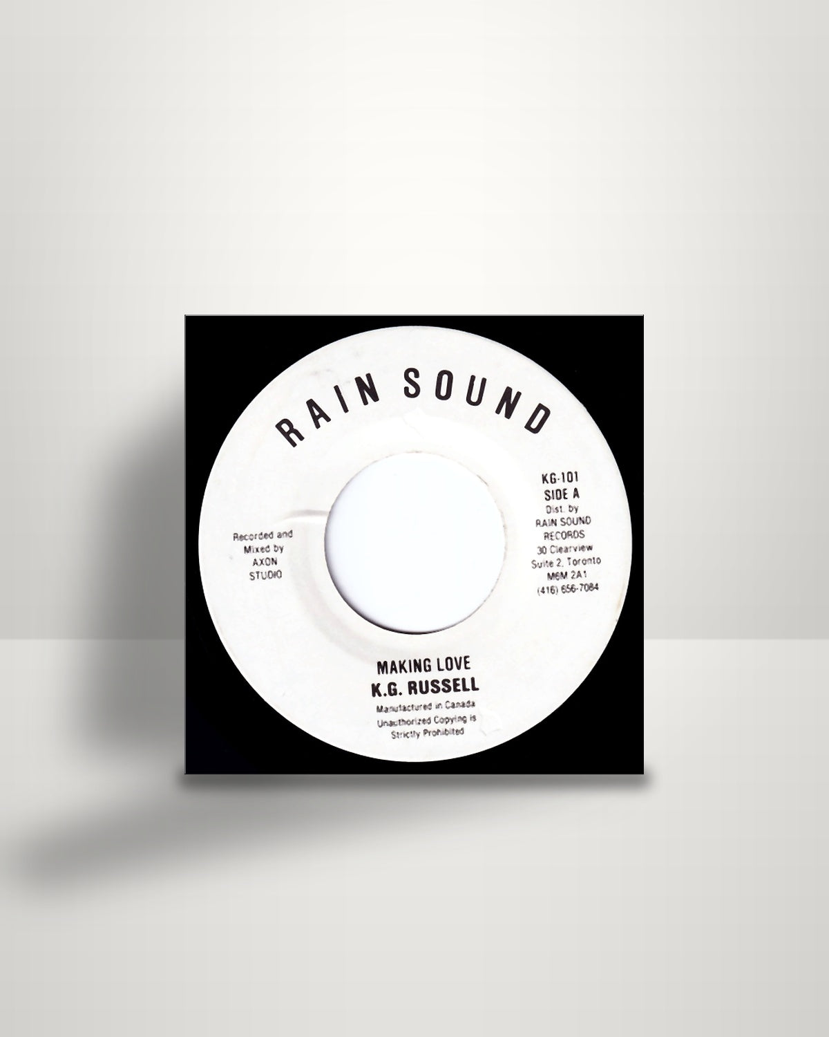 K.G. Russell – Making Love - 7" - Rain Sound CA