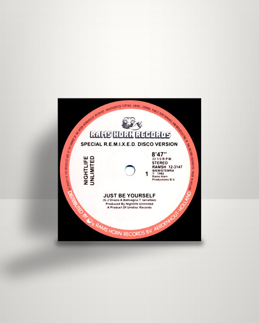 Nightlife Unlimited – Just Be Yourself (Remix) - 12" - Rams Horn Records NL 1982
