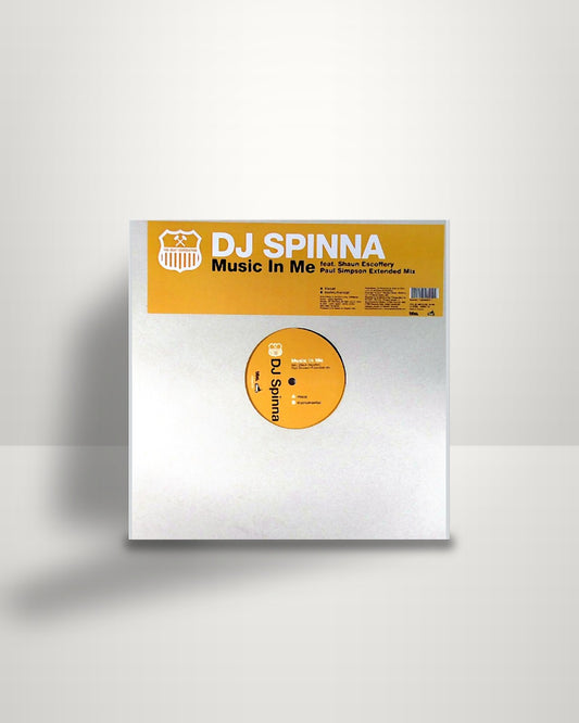 DJ Spinna – Music In Me (Paul Simpson Extended Mix) - 12" - Rapster Records FR 2003
