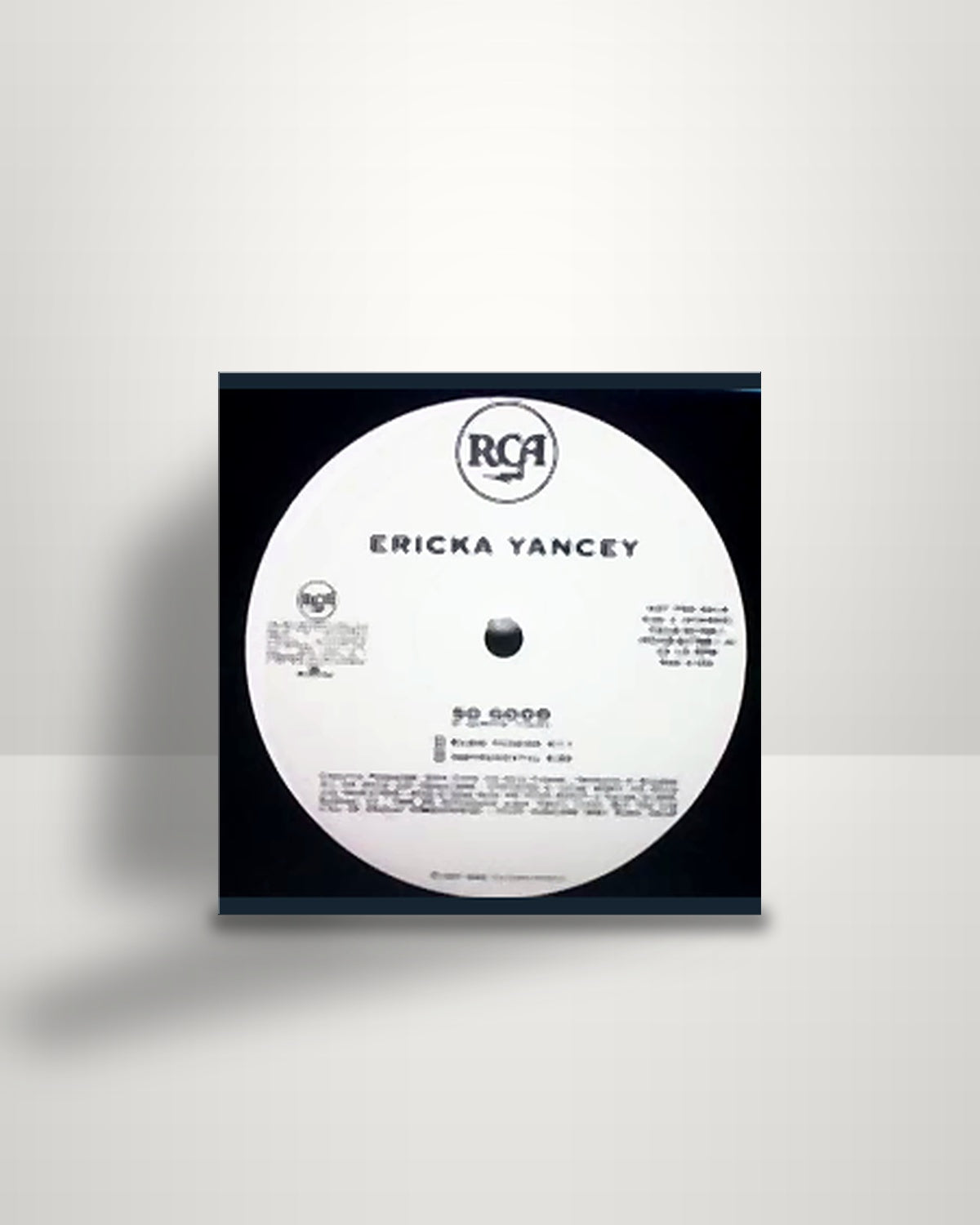 Ericka Yancey – So Good - 12" - RCA US 1997