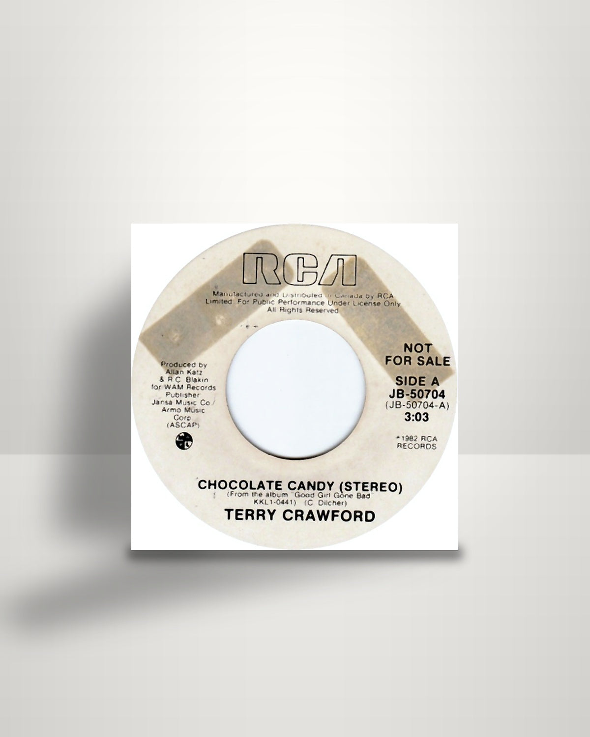Terry Crawford – Chocolate Candy - 7" - RCA Victor CA 1982