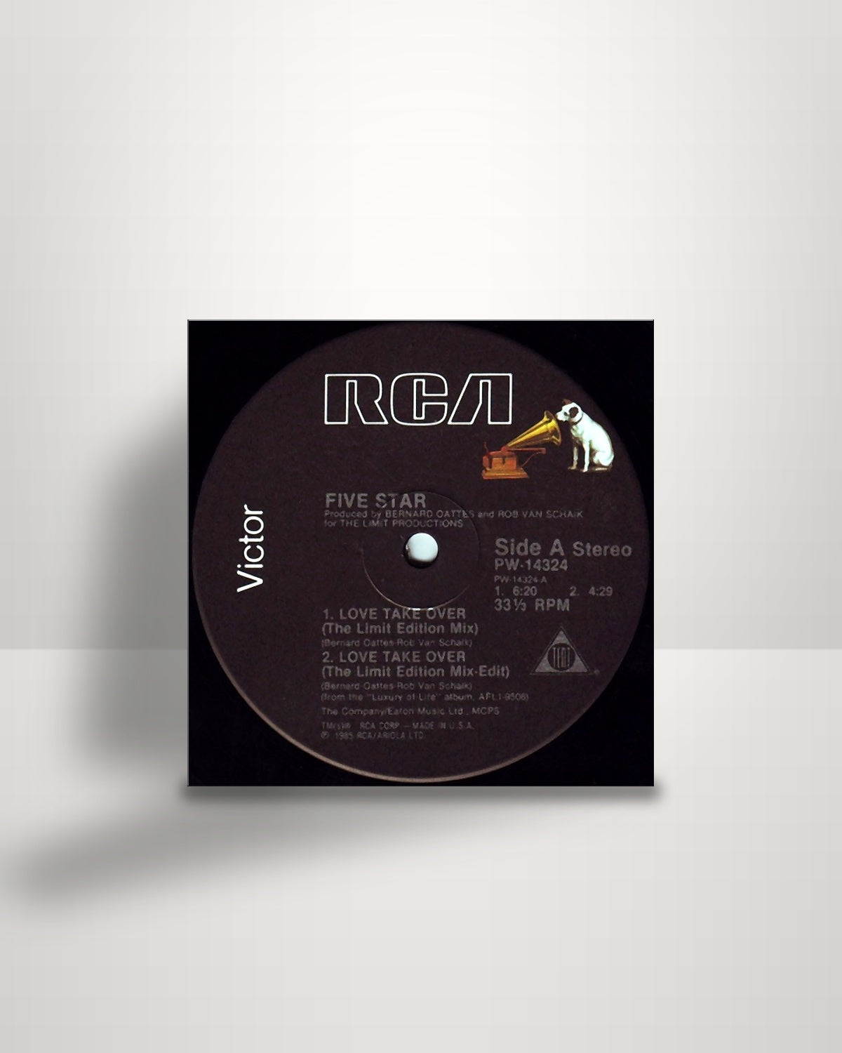Five Star – Love Take Over - 12" - RCA Victor US 1986