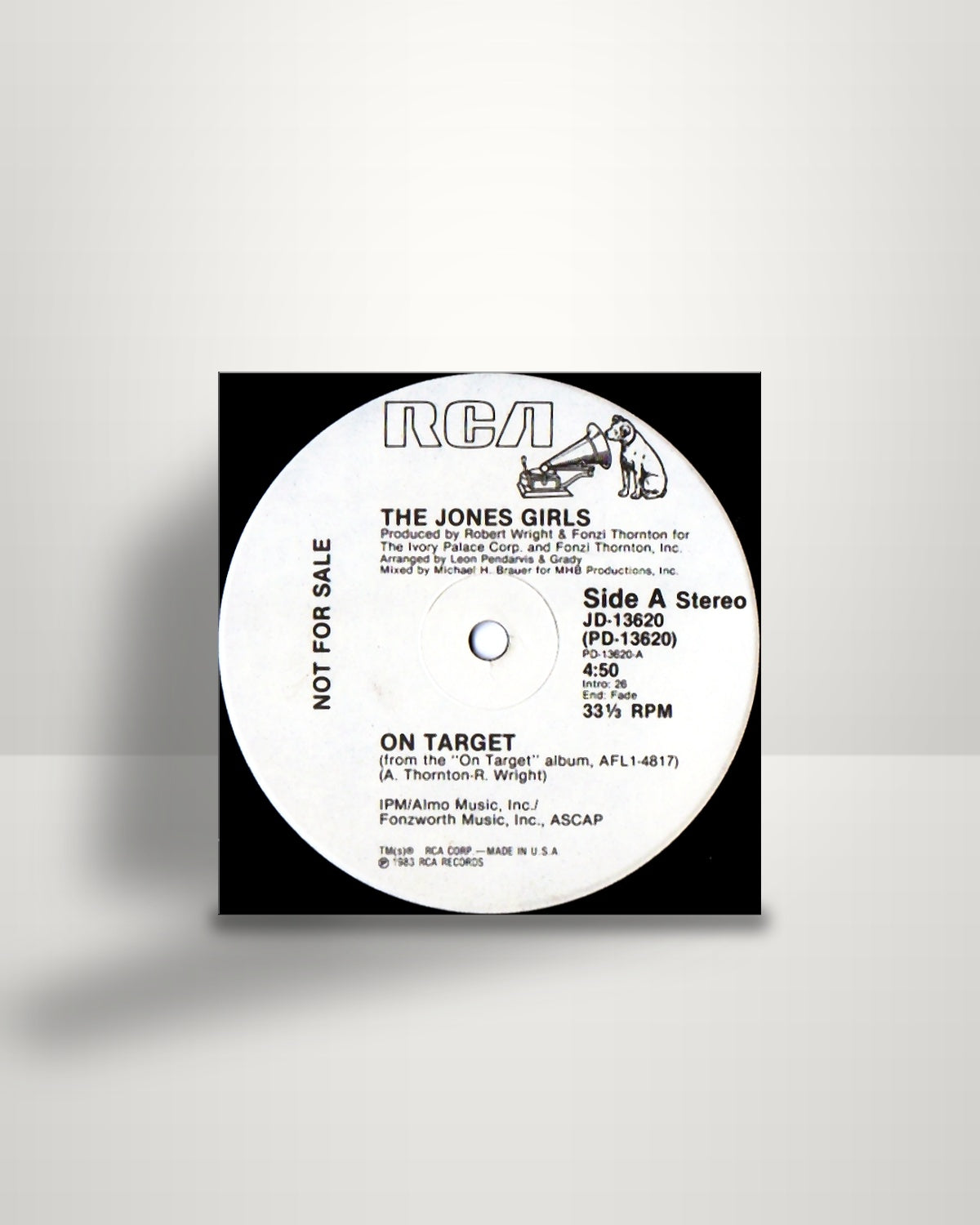 The Jones Girls – On Target - 12" - RCA US 1983