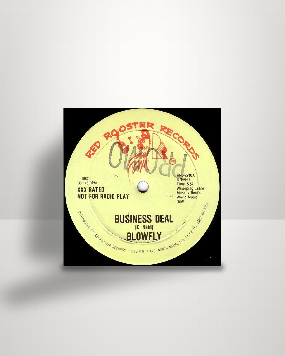 Blowfly – Business Deal - 12" - Red Rooster Records US 1982