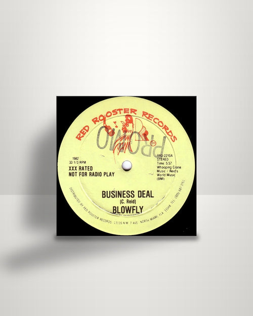 Blowfly – Business Deal - 12" - Red Rooster Records US 1982