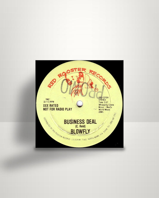 Blowfly – Business Deal - 12" - Red Rooster Records US 1982