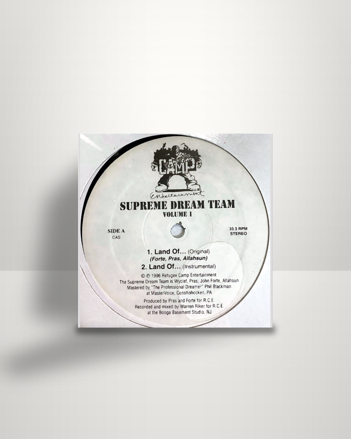 Supreme Dream Team / John Forté – Land Of... / Riddle Of The Steel - 12" - Refugee Camp Entertainment US 1996