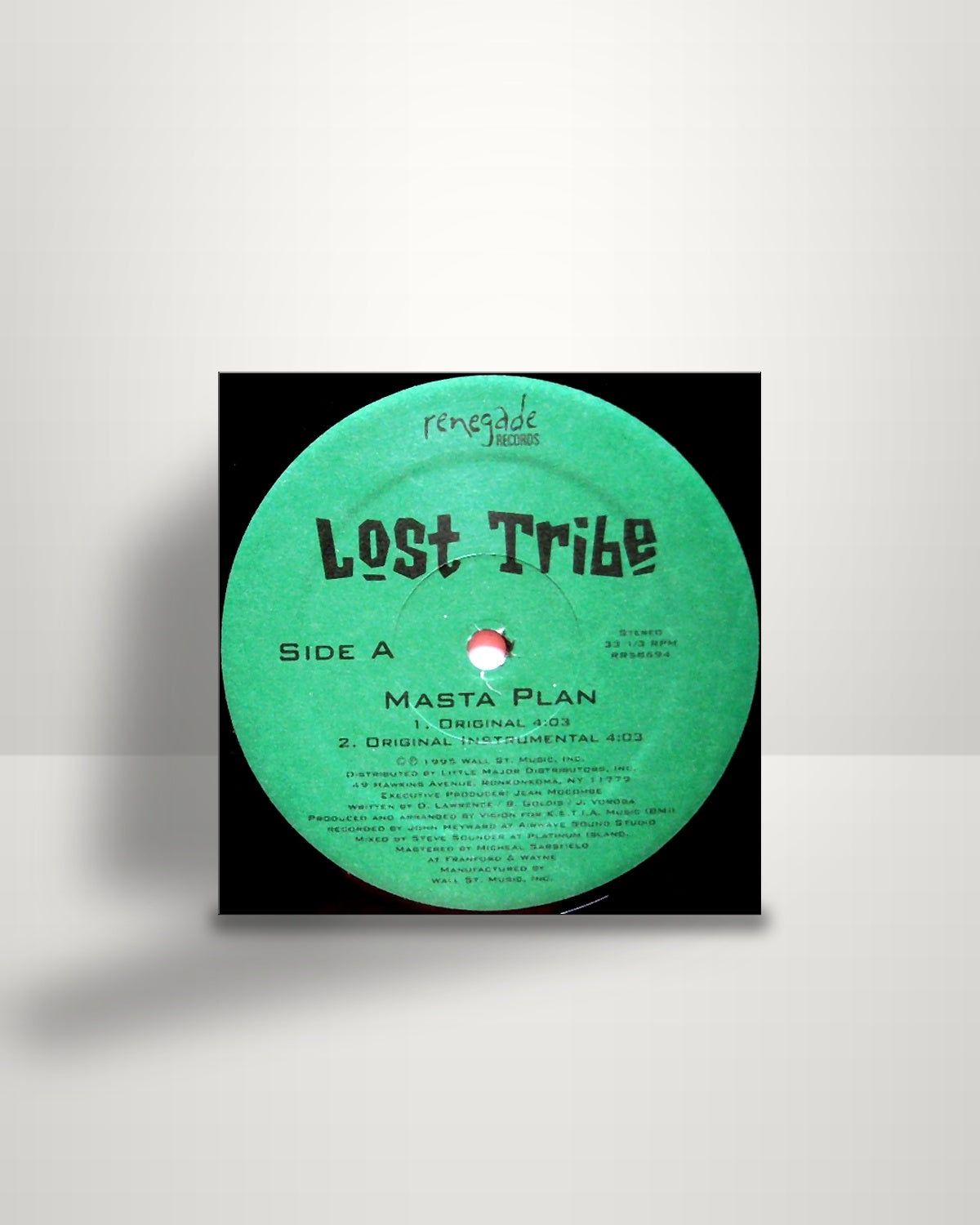 The Lost Trybe Of Hip Hop – Masta Plan - 12" - Renegade Records US 1995