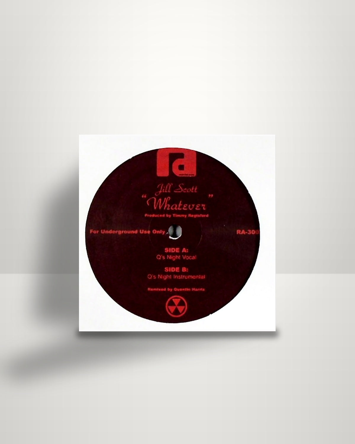Jill Scott – Whatever - 12" - Restricted Access US 2005