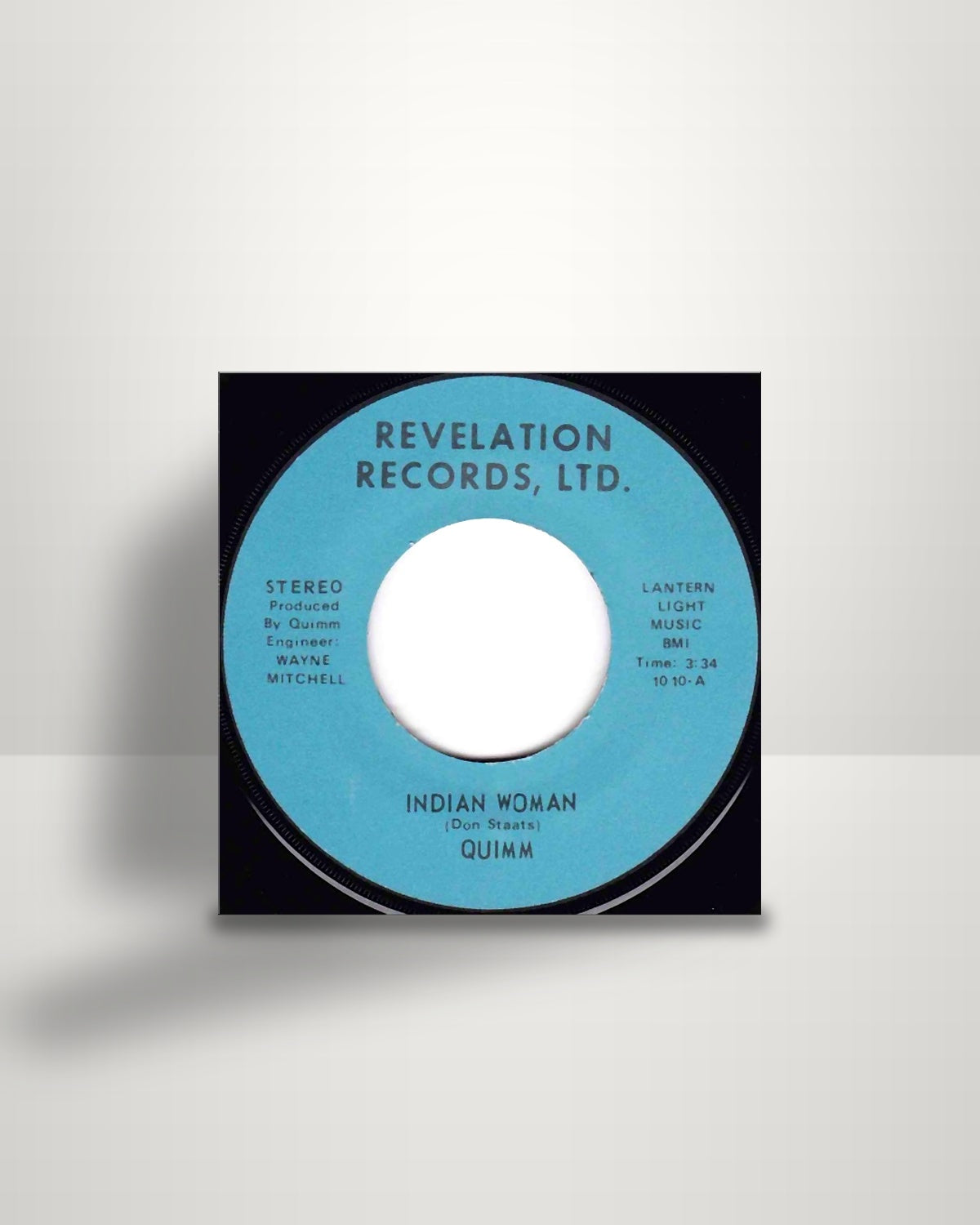 Quimm – Indian Woman / Rock God - 7" - Revelation Records, LTD US