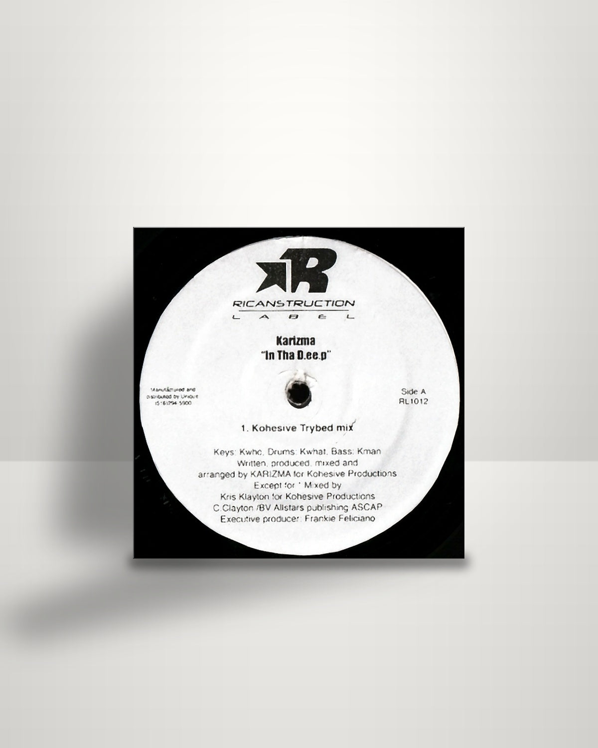 Karizma – In Tha D.ee.p - 12" - Ricanstruction Label US 2005