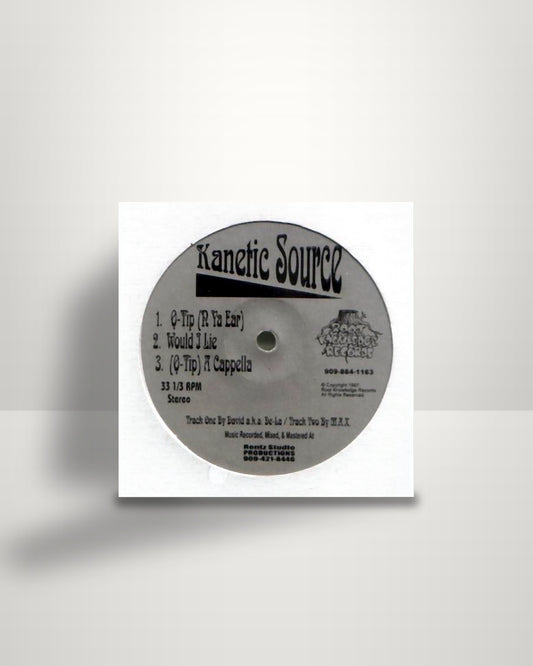 Kanetic Source – Q-Tip (N Ya Ear) / Would I Lie - 12" - Root Knowledge Records US 1997