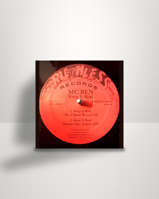 MC Ren – Keep It Real - 12" - Ruthless Records US 1996