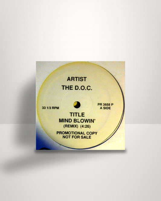 The D.O.C. – Mind Blowin' - 12" - Ruthless Records US 1989