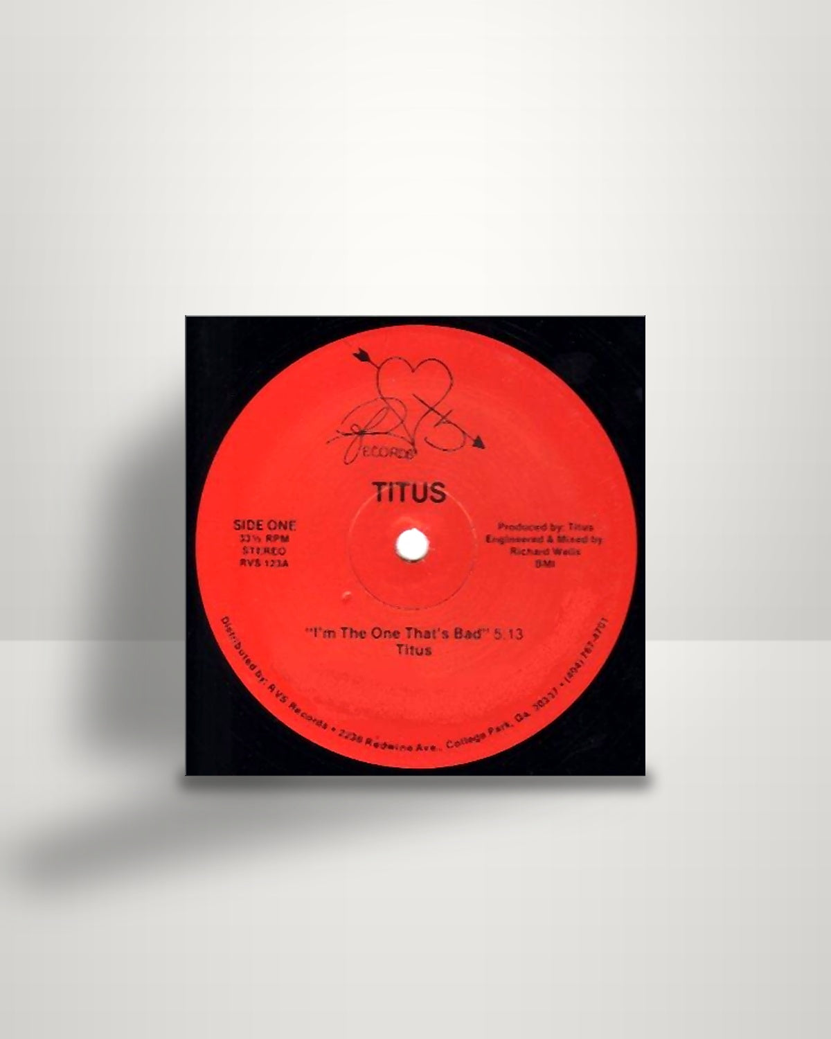 Titus – I'm The One That's Bad - 12" - RVS Records US