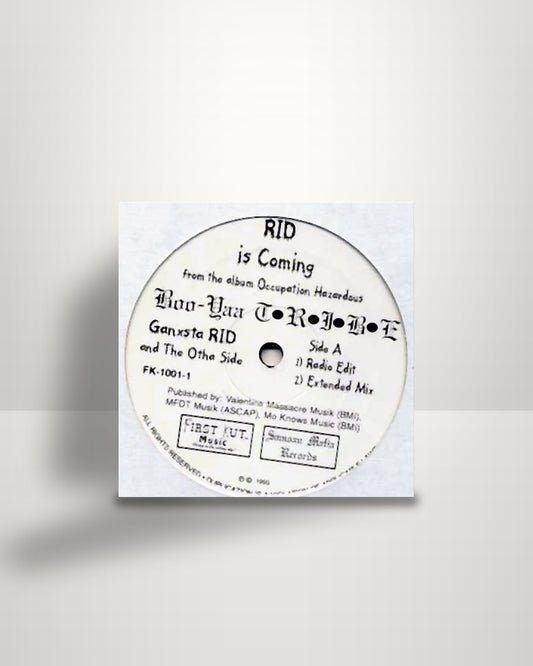 The Ganxsta Rid & Otha Side – Rid Is Coming - 12" - Samoan Mafia Records US 1995