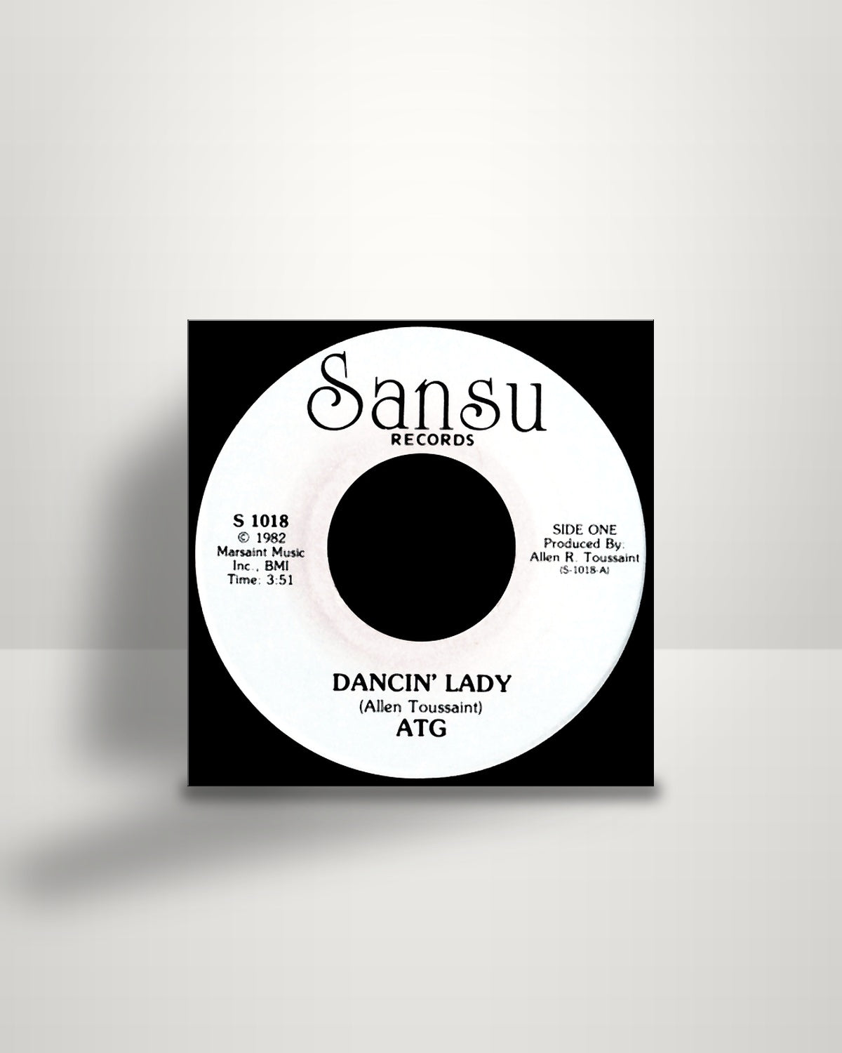 ATG – Dancin' Lady - 7" - Sansu Records US 1982