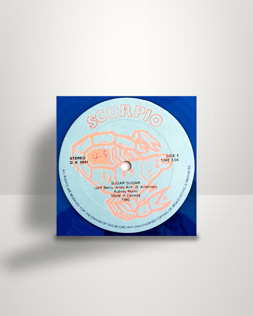 Aubrey Mann – Sugar Sugar - 12" - Scorpio CA 1980