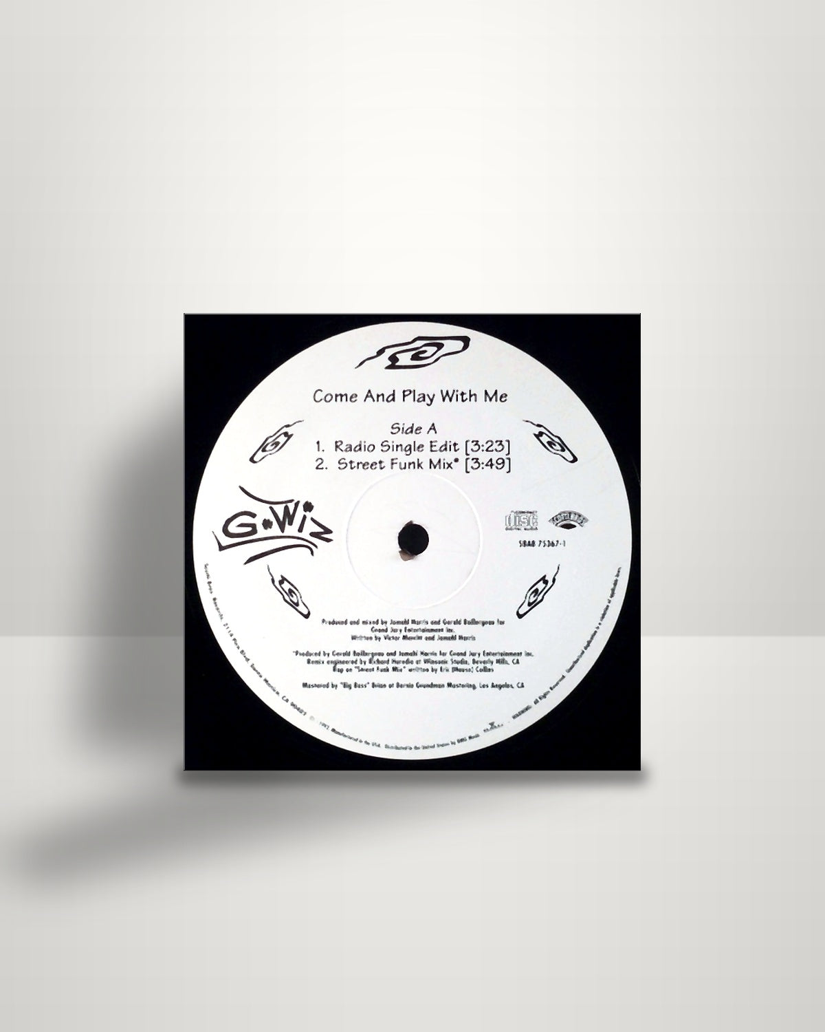 G-Wiz – Come And Play With Me - 12" - Scotti Bros. Records US 1993