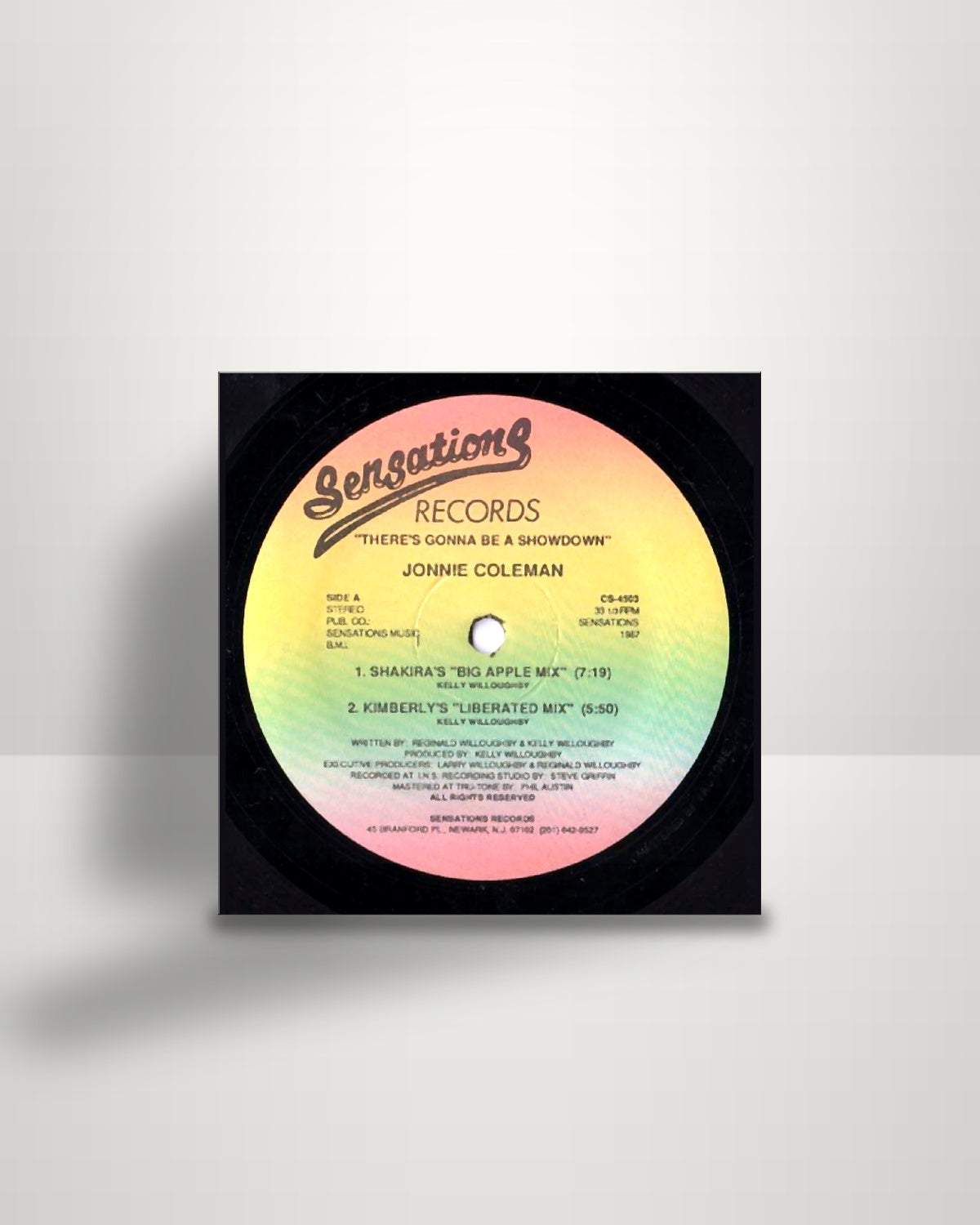 Jonnie Coleman – There's Gonna Be A Showdown - 12" - Sensations Records US 1987