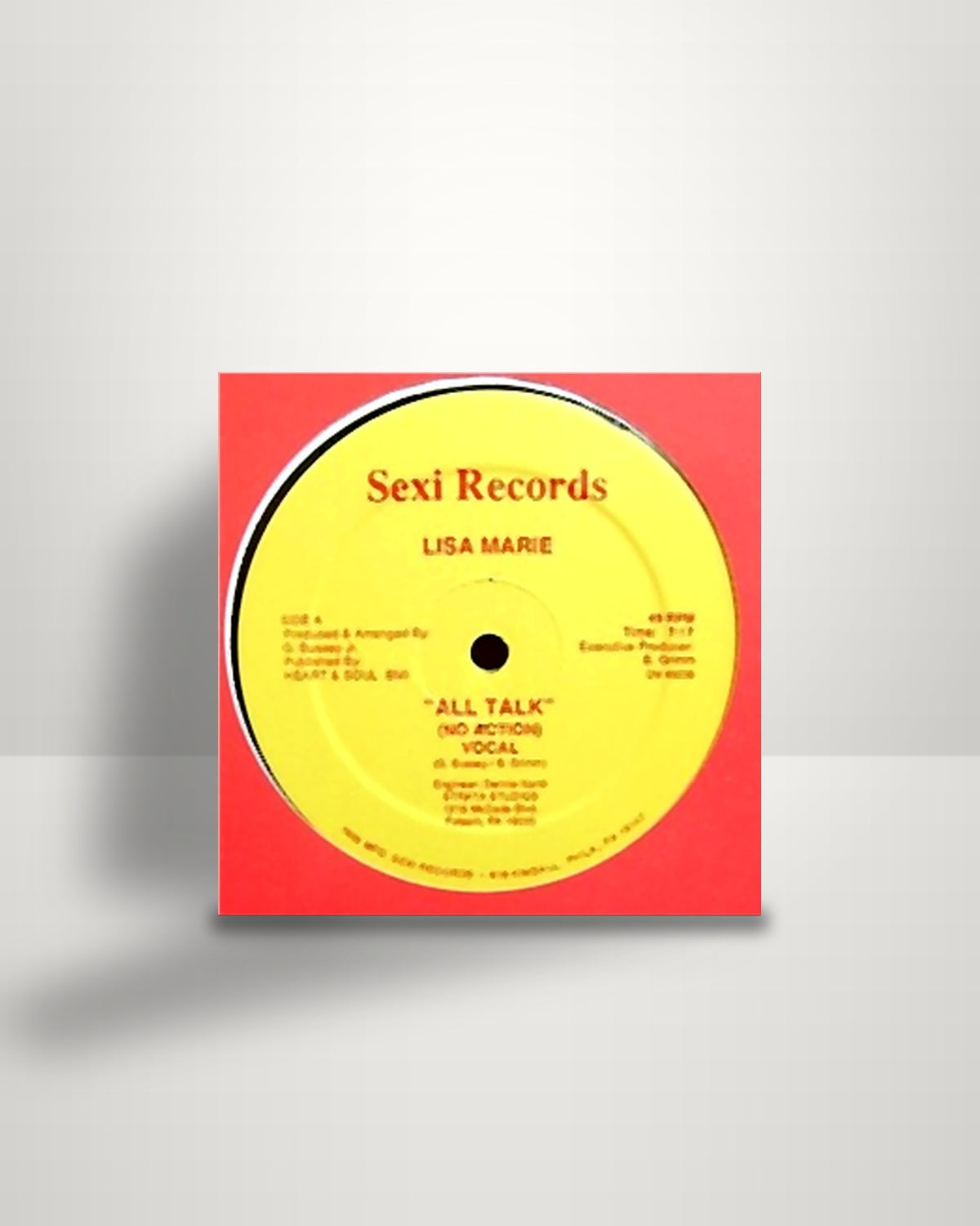 Lisa Marie – All Talk (No Action) - 12" - Sexi Records US 1986